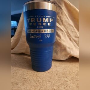 Blue Trump Pence 2020 Tumbler